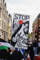 England, London, Pro Palestine protesters march, 15 October 2023.