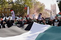 England, London, Pro Palestine protesters march, 15 October 2023.