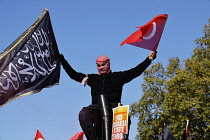 England, London, Pro Palestine protesters march, 15 October 2023.