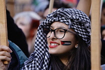 England, London, Pro Palestine protesters march, 15 October 2023.