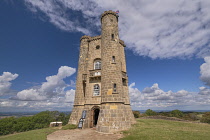 England, Worcestershire, Broadway Tower, 18th-century folly near the village of Broadway designed by James Wyatt in 1794  from an idea by Capability Brown and built in 1798 for Barbara Countess of Cov...