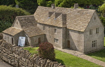 England, Gloucestershire, Bourton-on-the-Water, The Model Village is a mini replica of the buildings that existed in Bourton on the Water in the 1930's, it was constructed between 1936 and 1940.