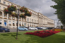 England, Gloucestershire, Cheltenham, The Promenade, Municipal Offices and Gardens dating from 1840.