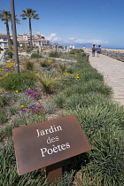 France, Provence-Alpes-Cote d'Azur, Antibes, Jardin des Poetes.