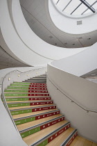 England, Lancashire, Liverpool, Pier Head, The Museum of Liverpool opened in 2011 and tells the story of Liverpool and its people while reflecting on the city's global significance, the buildings swee...