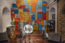 England, Lancashire, Liverpool, Royal Albert Dock, The Beatles Story Museum, recreation of the Cavern Club that became closely associated with the Merseybeat in the 1960's and regularly played host to...