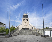 England, Lancashire, Liverpool, The Roman Catholic Metropolitan Cathedral of Christ the King.