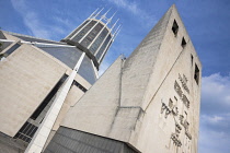 England, Lancashire, Liverpool, The Roman Catholic Metropolitan Cathedral of Christ the King.