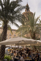 Spain, Valencia Province, Valencia, Ciutat Vella, Old Town, Restaurant in Plaza de la Reina.