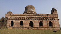 India, Gujarat, Mandu, Mausoleum in the ghost town.