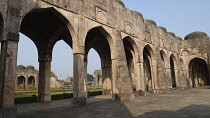 India, Gujarat, Mandu, Jama Masjid in the ghost town.