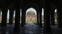 India, Gujarat, Mandu, Jama Masjid in the ghost town.