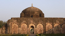 India, Gujarat, Mandu, Jama Masjid in the ghost town.