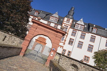 Germany, Hesse, Idstein, Idstein Castle is a Renaissance style schloss which was the residence of the counts of Nassau-Idstein and was built in 1714.