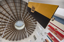 Germany, Hesse, Frankfurt, the interior of the former Paulskirche or St Paul's Church building now used as an exhibition hall, memorial venue and meeting place.