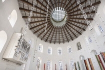 Germany, Hesse, Frankfurt, the interior of the former Paulskirche or St Paul's Church building now used as an exhibition hall, memorial venue and meeting place.